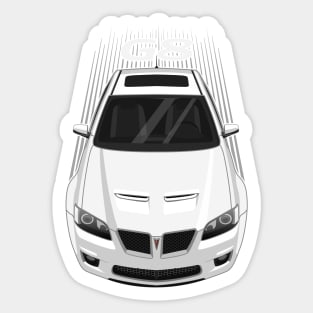 Pontiac G8 2008-2009 - White Sticker